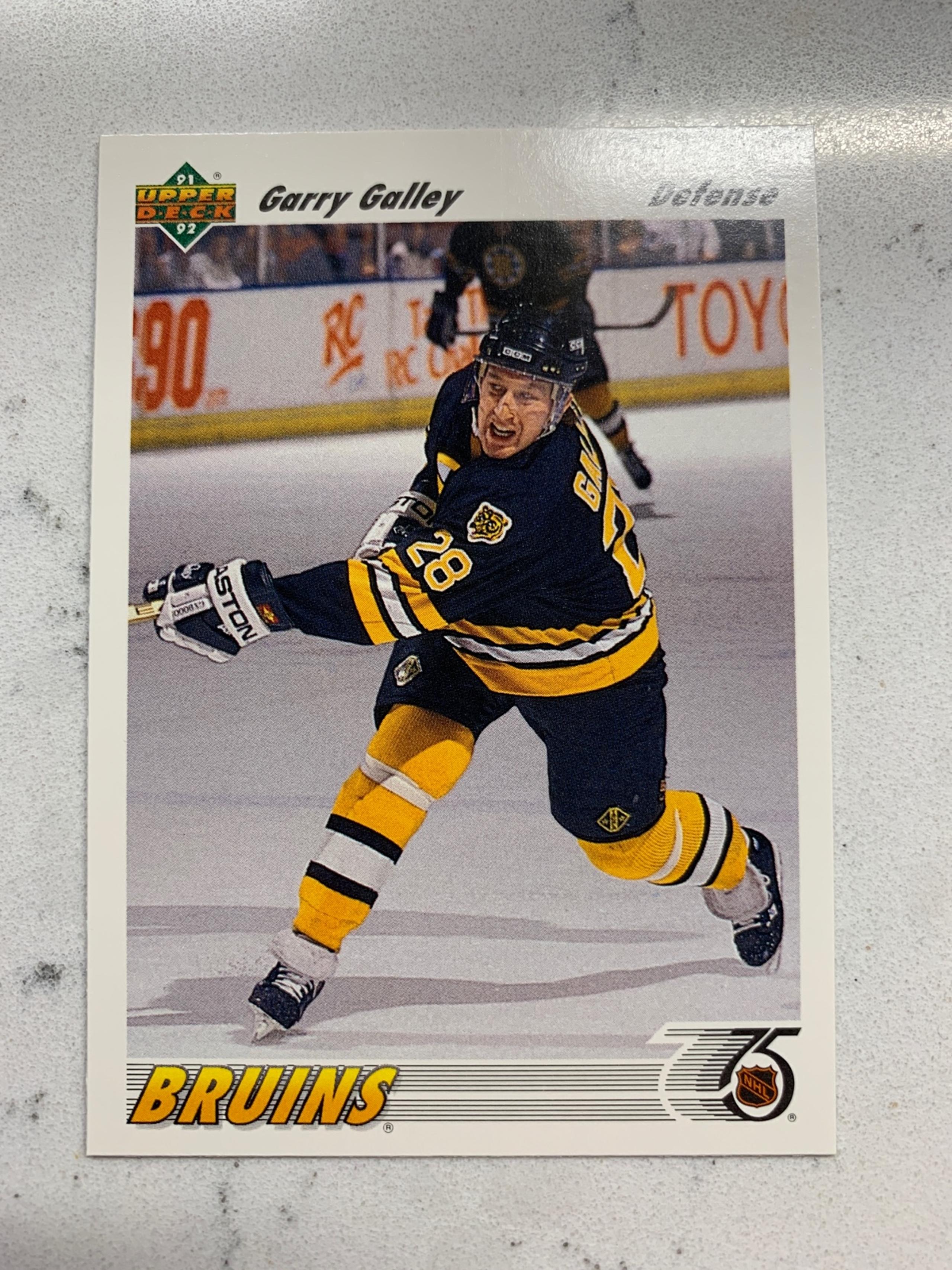 BOGO 91-92 Upper Deck Hockey NHL 75th Anniversary- Garry Galley - Bruins