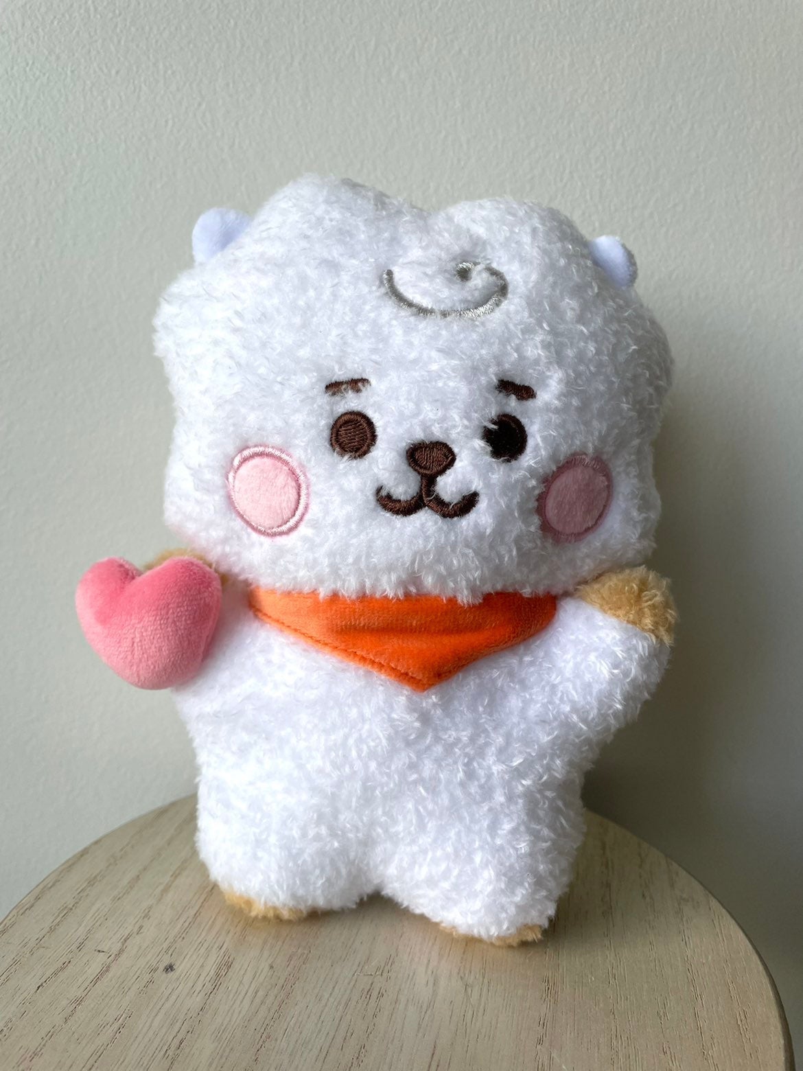 RJ holding Heart Tatton Plushie | BT21 ( Price Is Firm )
