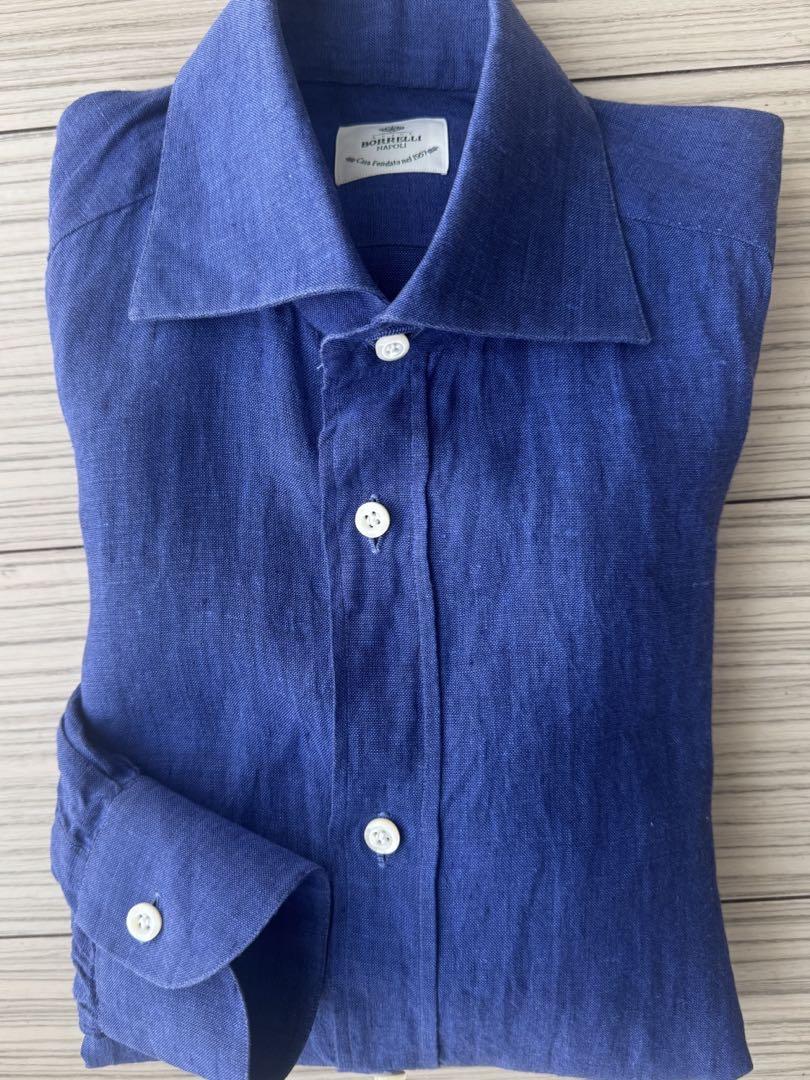 Spring/Summer Luigi Borrelli BORRELLI Linen Shirt, Flax, Special