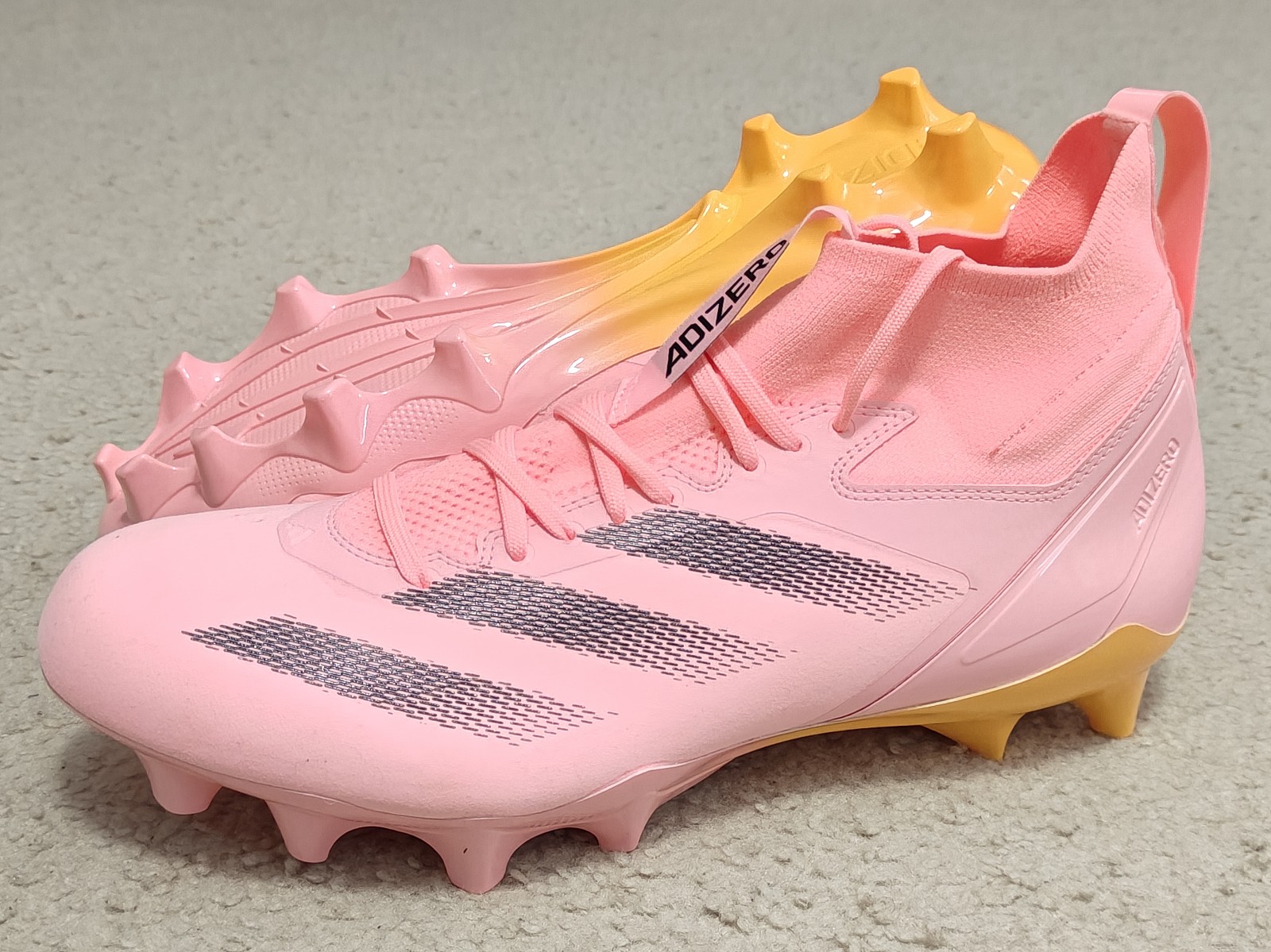 Adidas Adizero Impact + Pink Spark Outdoor Men's Football Cleats IF1567 Multi Sz