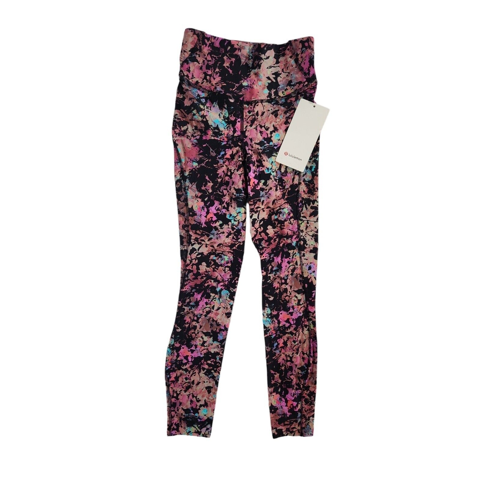 Lululemon Base Pace High-Rise Running Tight 25 -Floral Electric Woman's Size 2