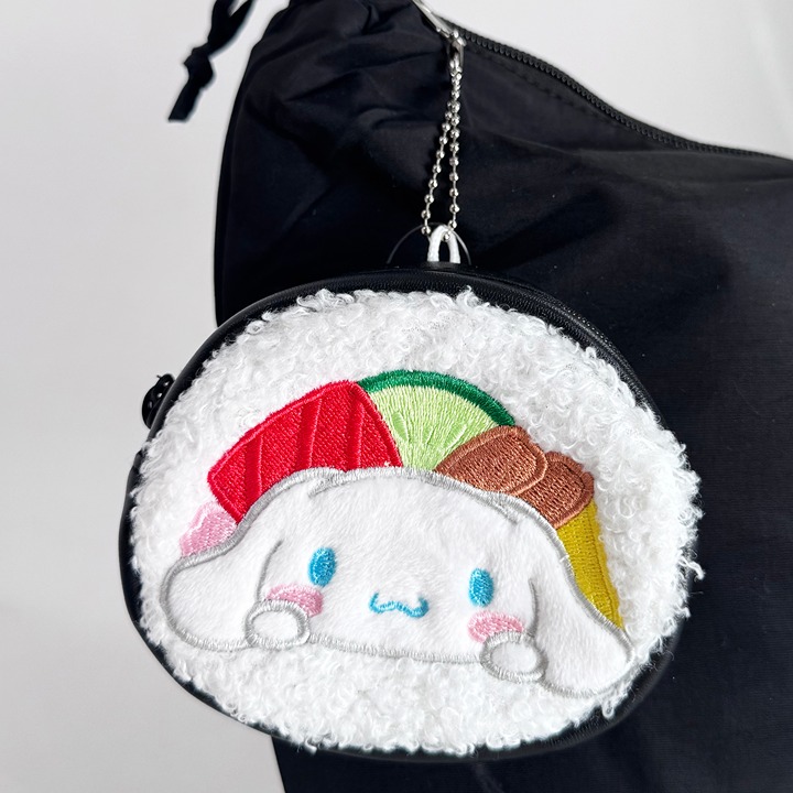 Sanrio Cinnamoroll Sushi Roll Plush Coin Bag