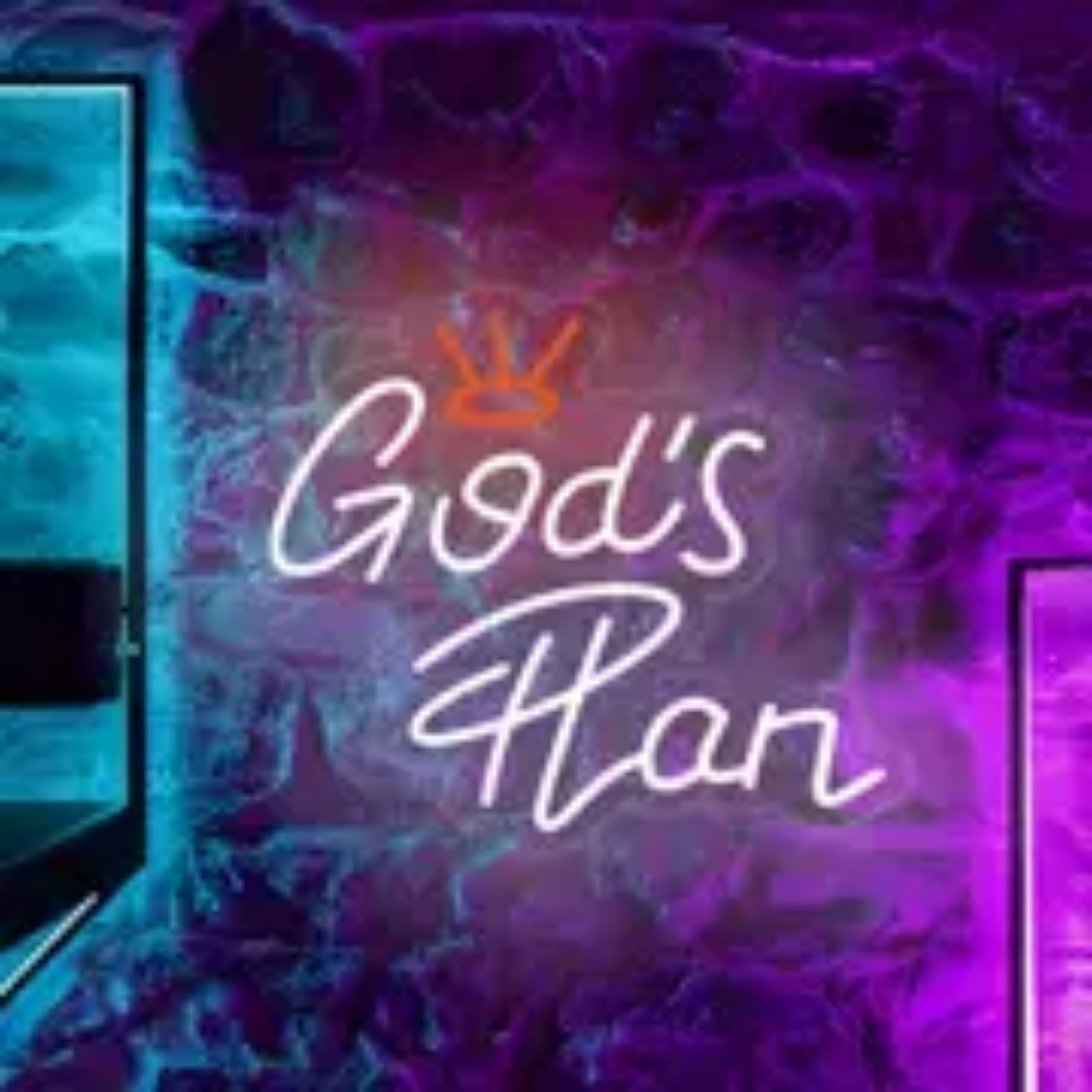 God's Plan Neon Light