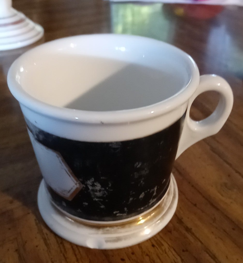 Antique 1892-1907 Porcelain T.& V. Limoges France Occupational Shaving Mug