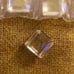 Square glass craft for necklace
