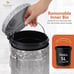 NEW Rustic Farmhouse Bathroom Trash Can -5L, 1.3 Gallon