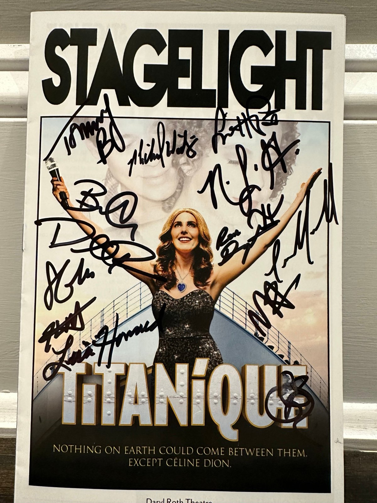 Titanique Signed Playbill