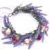 Handmade Beautiful Lavender Tiara