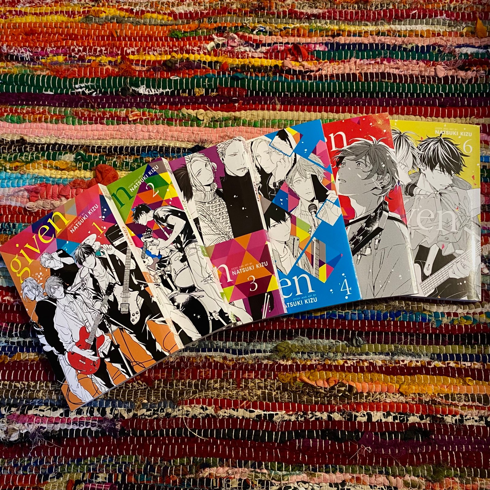 given manga vol 1 2 3 4 5 6 bundle