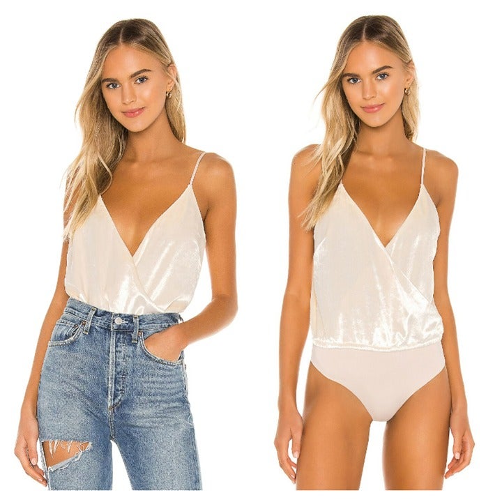 Lovers and Friends Leo Cami Bodysuit - Prosecco