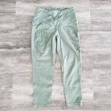 Olive Muted High Waisted VS Knockout Capri