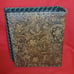 Vintage Leather Bound Photo Album Book Embossed Leather Floral Saddle Design