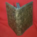 Vintage Leather Bound Photo Album Book Embossed Leather Floral Saddle Design