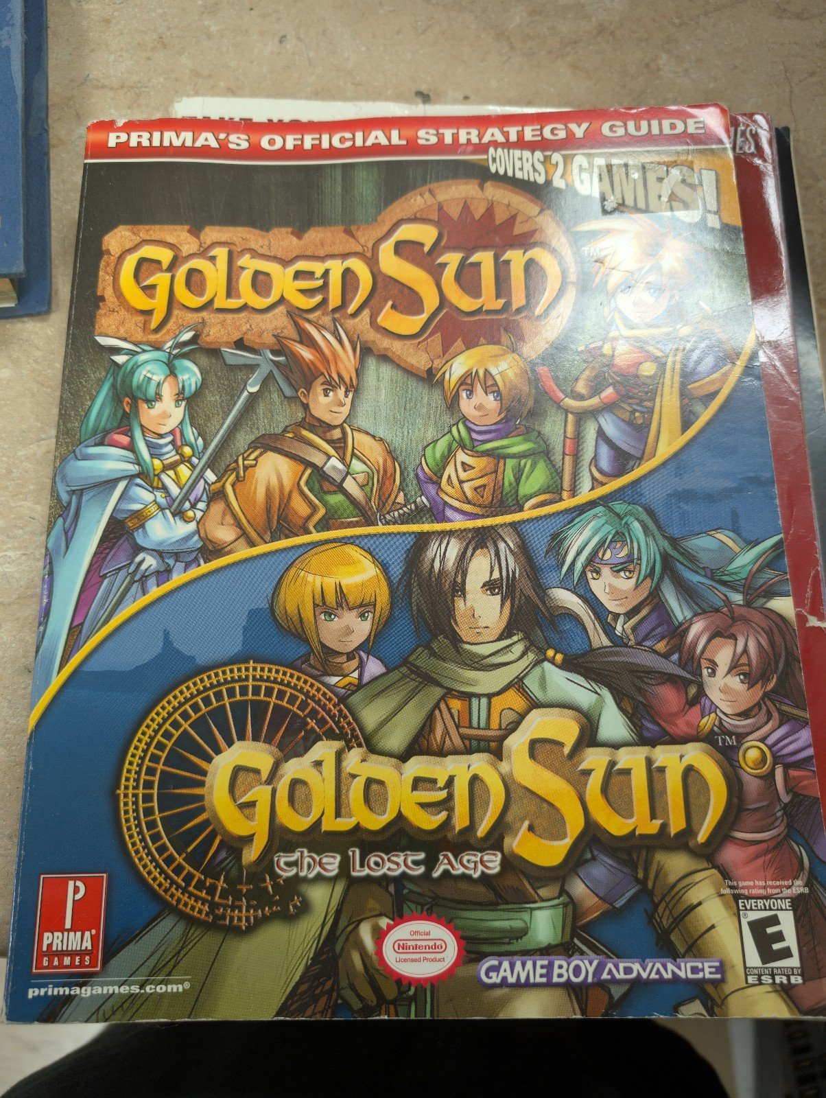 Golden Sun 1 & 2 Official Guide Book