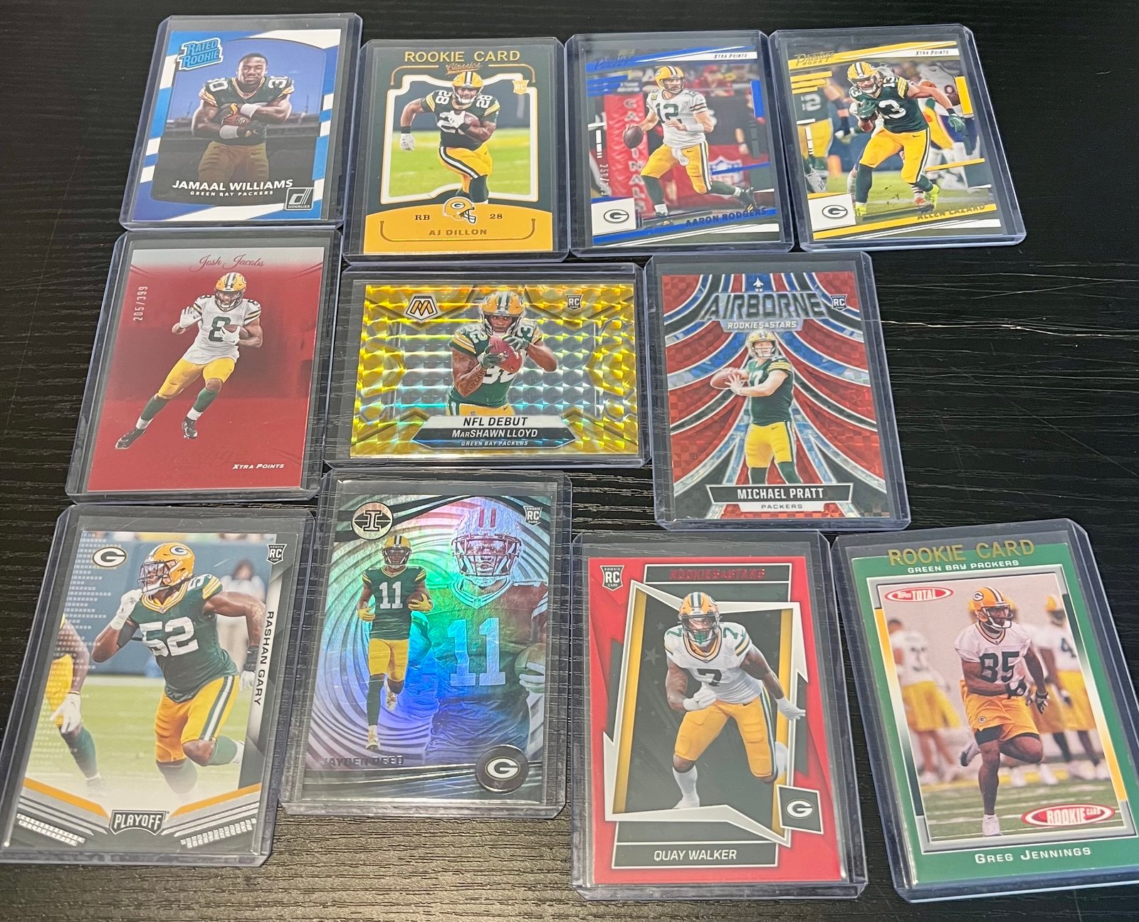 Green Bay Packers Team 100+ card Lot RC's, RC Parallels, Vet Inserts & Parallels