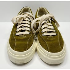 STEPNEY WORKERS CLUB Dellow Suede Sneakers Military Green Womens US 6 EU 37