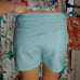 Telluride clothing co Blue pocket drawstring summer baby blue beach causal short