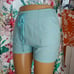 Telluride clothing co Blue pocket drawstring summer baby blue beach causal short