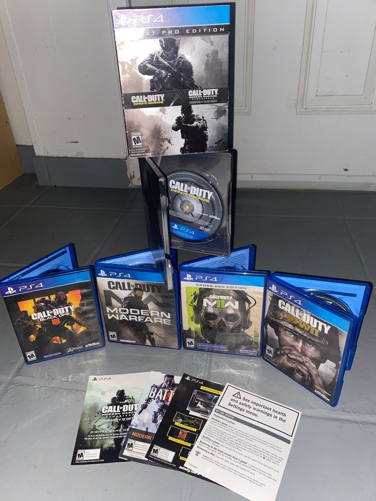 Call of Duty 5 Game Bundle for Playstation 4! + Bonus Steelbook!
