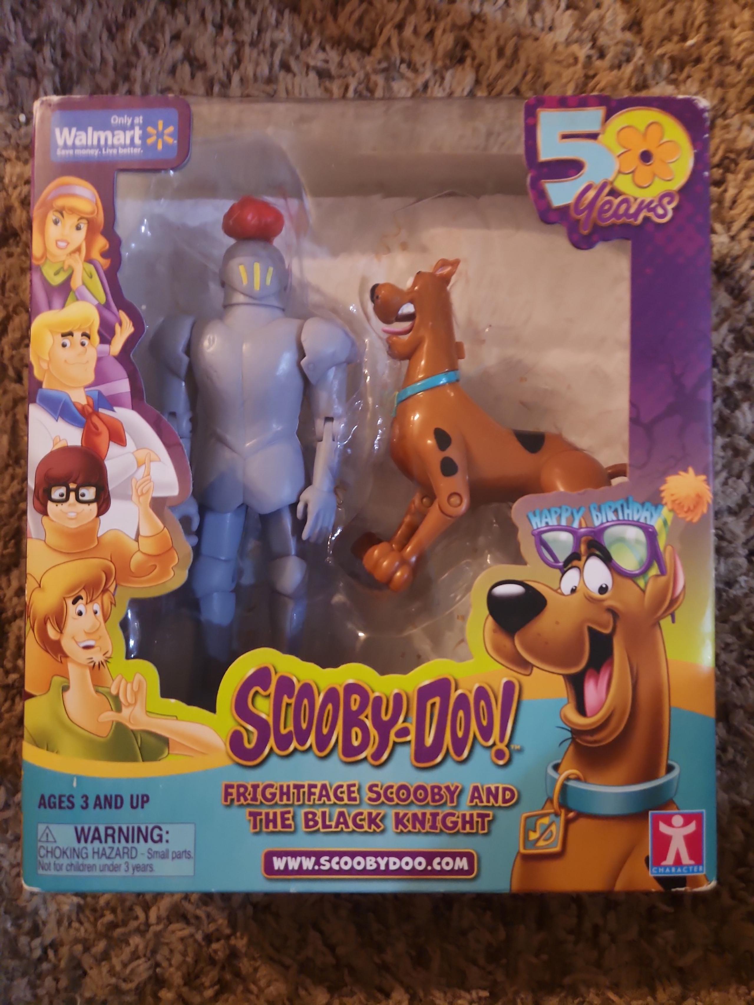 Scooby-Doo Action Figure Set Frightface Scooby Black Knight 5”New ( Box Damaged)