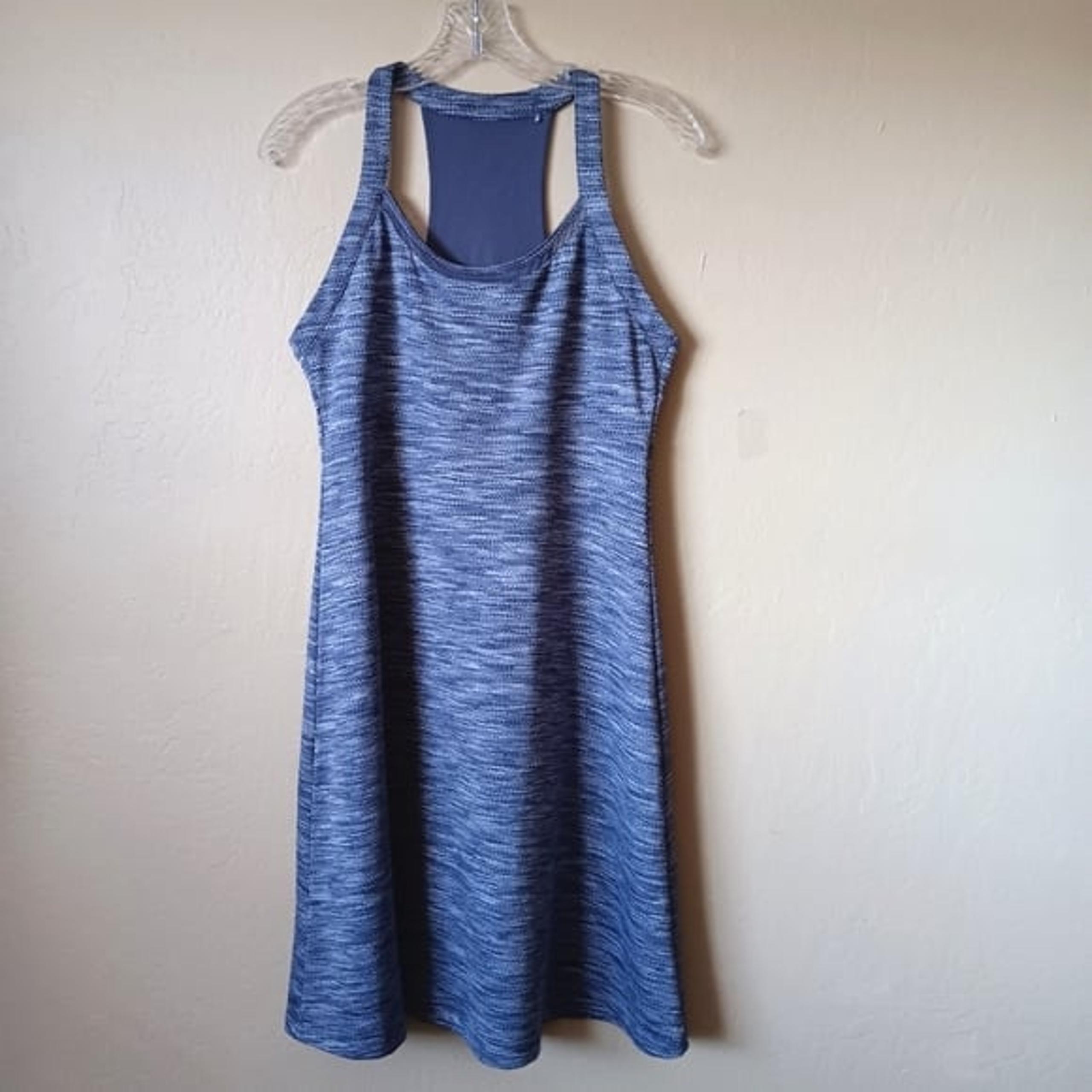 MPG mondetta performance gear Dress medium size. Athletic Racer back. Blue
