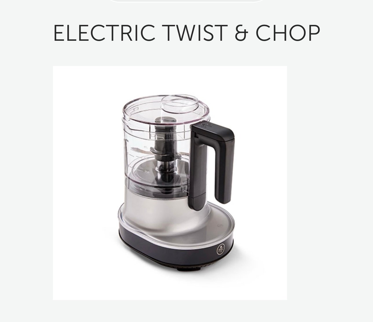 Pampered Chef New Electric Twist and Chop
