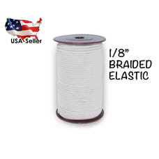 1/8 BRAIDED ELASTIC 288 YARDS