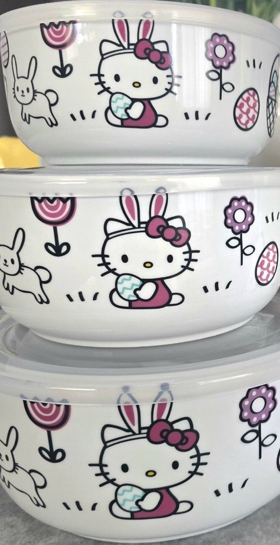 Hello kitty Easter ceramic Tupperware