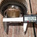 TRANSMISSION MAIN SHAFT 2ND GEAR 45T BIG SPROCKET & 64T SMALL TEETH SPROCKET