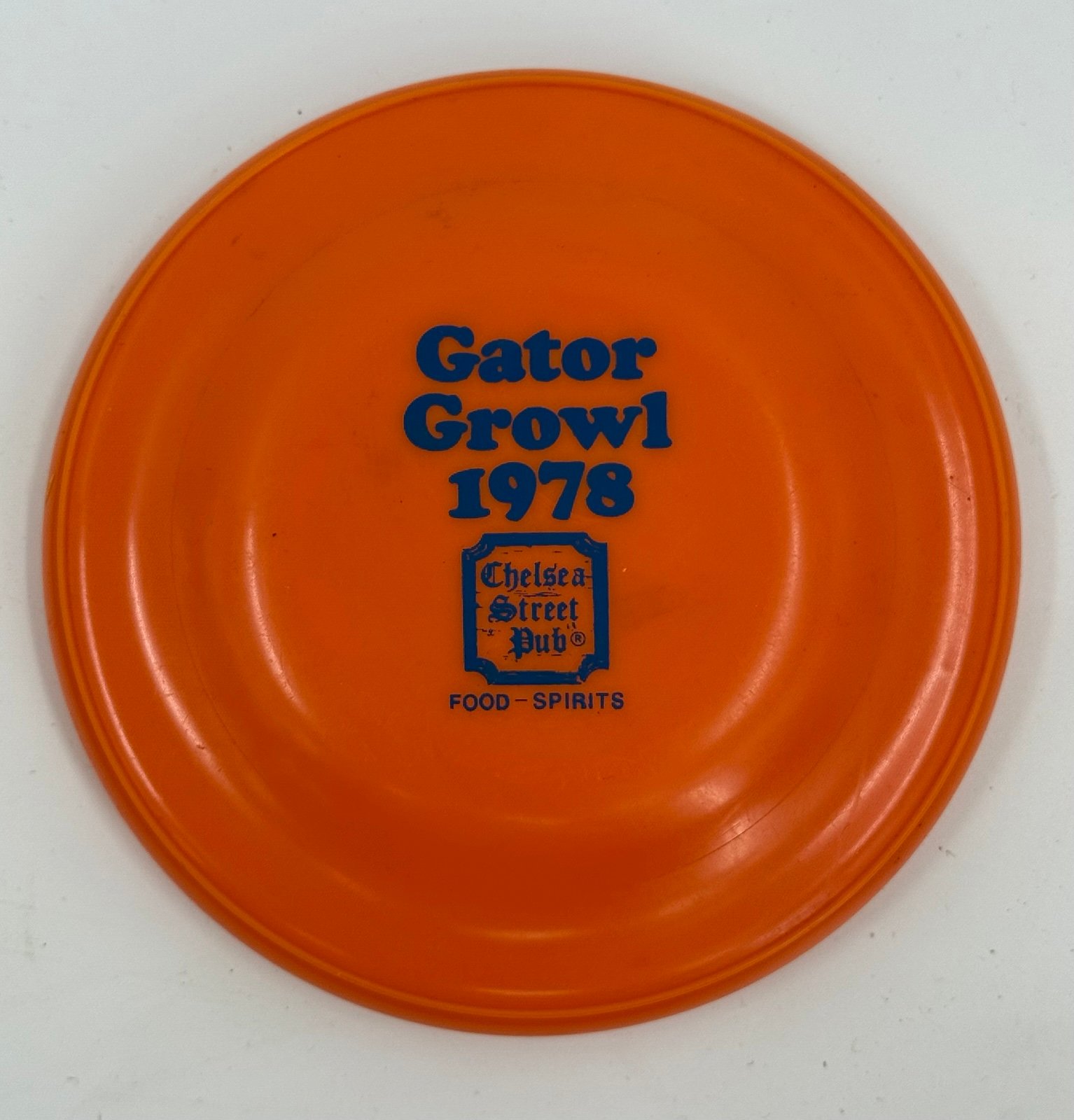 Florida Gators UF 1978 Gator Growl 5.5” Flying Disc Plastic Mini Frisbee VHTF