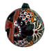 Talavera Mexican Folk Art Red Clay Handpainted Pumpkin Candle Holder BOHO 19