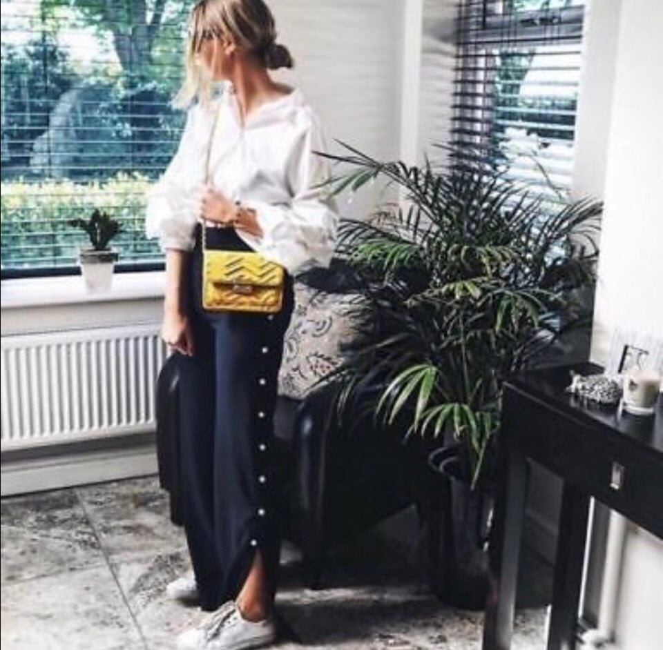 Zara pearl trousers