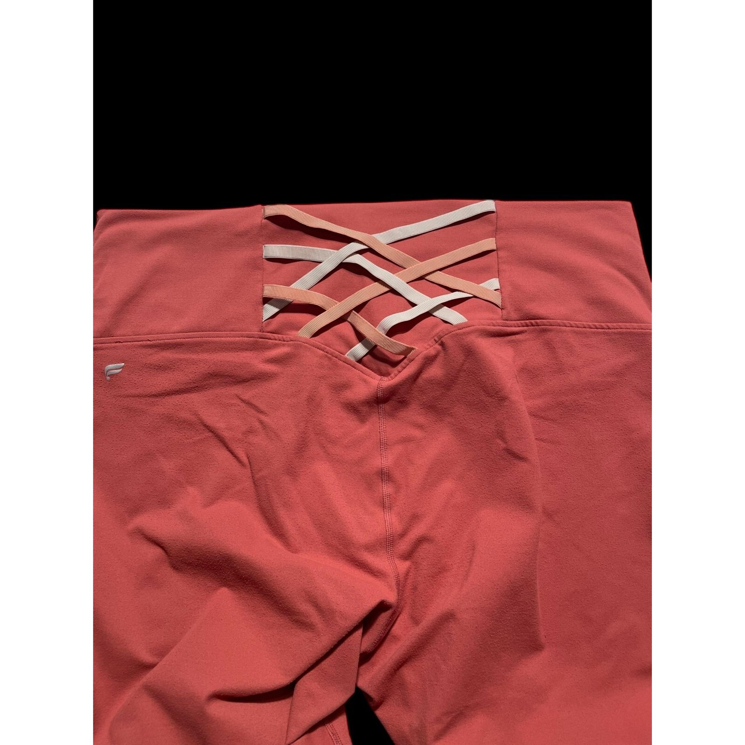 FABLECTICS POWERHOLD Ladies Size 2XL Activewear Leggings Mid-Rise Cropped Pocket