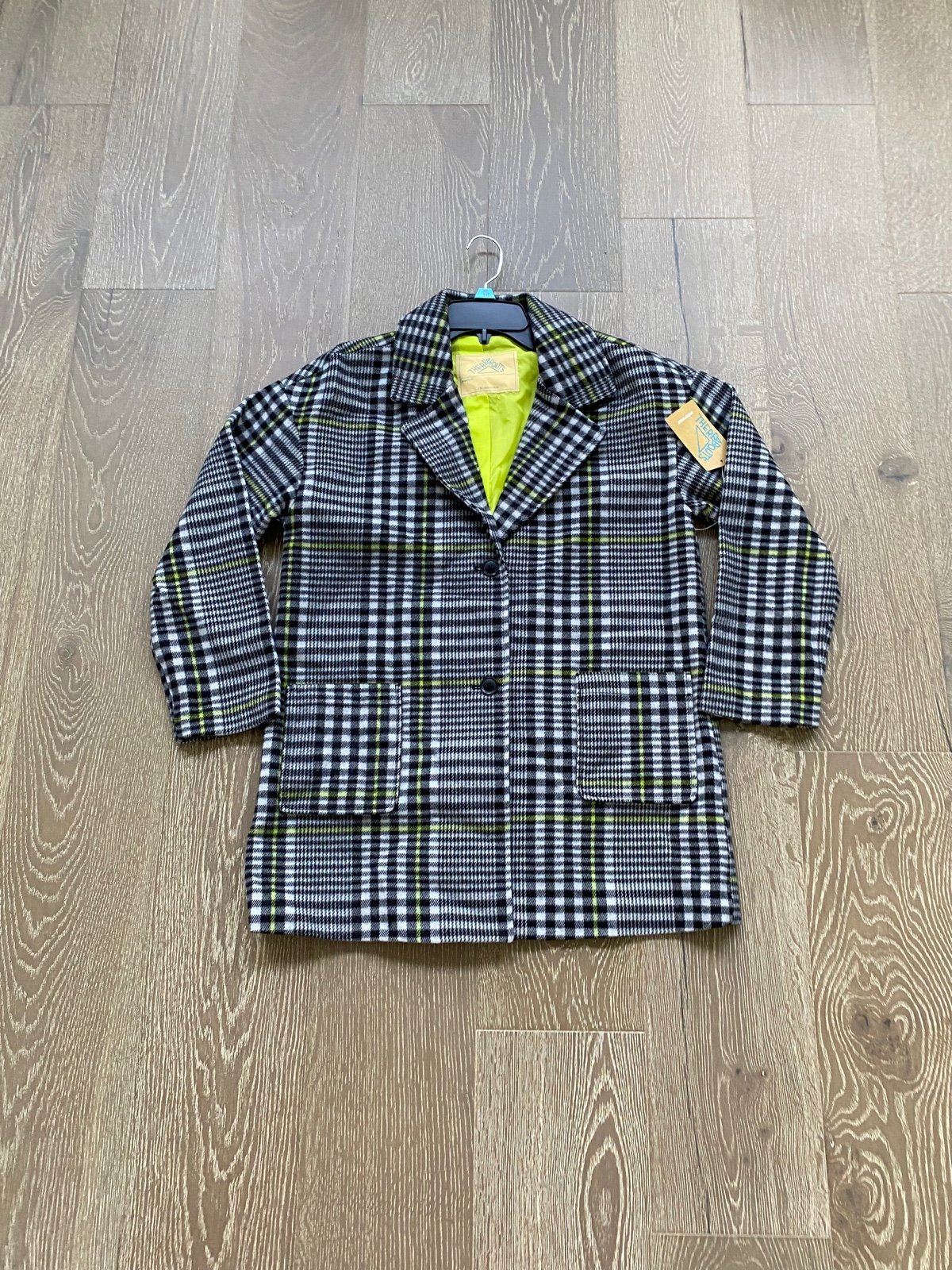 There Abouts gray plaid jacket