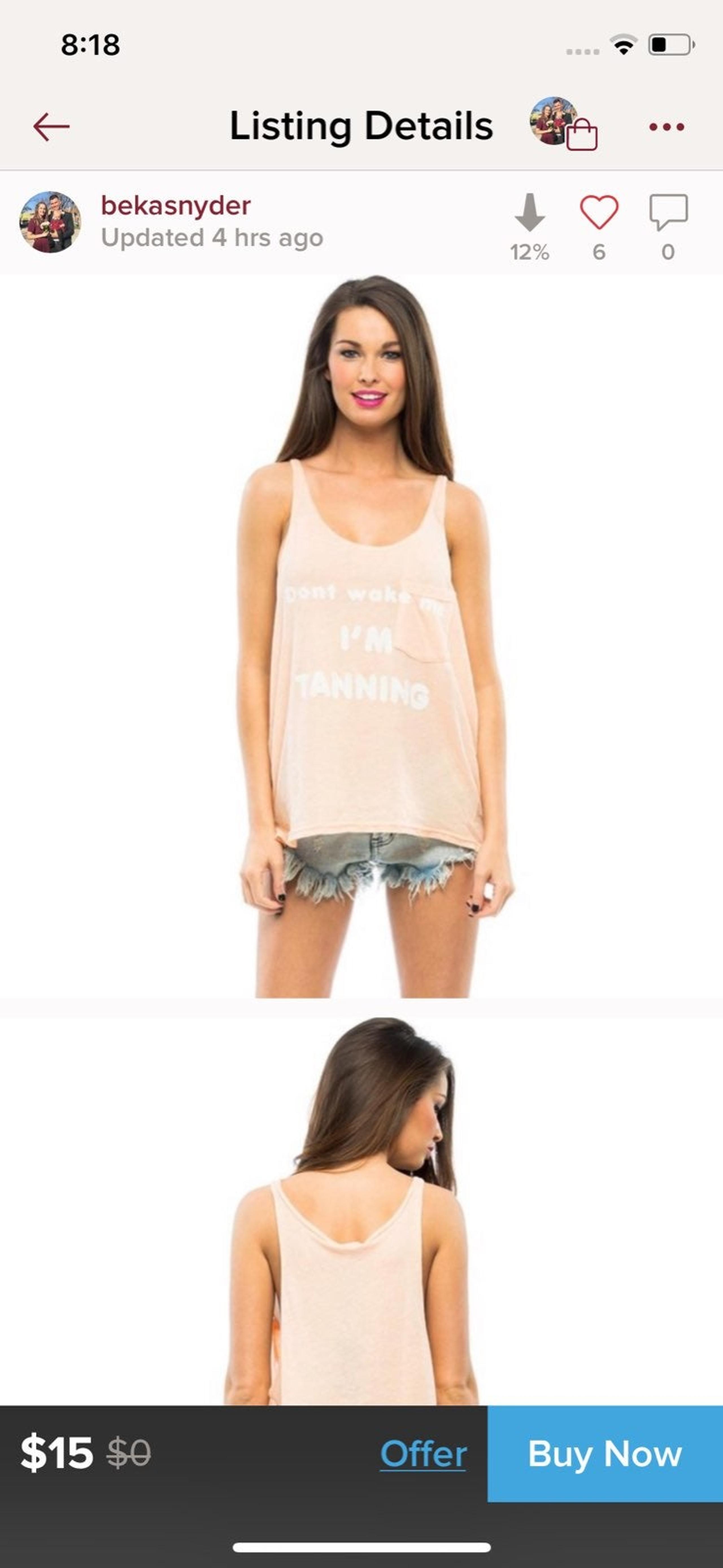 Wildfox Swim Don't Wake Me I'm Tanning T