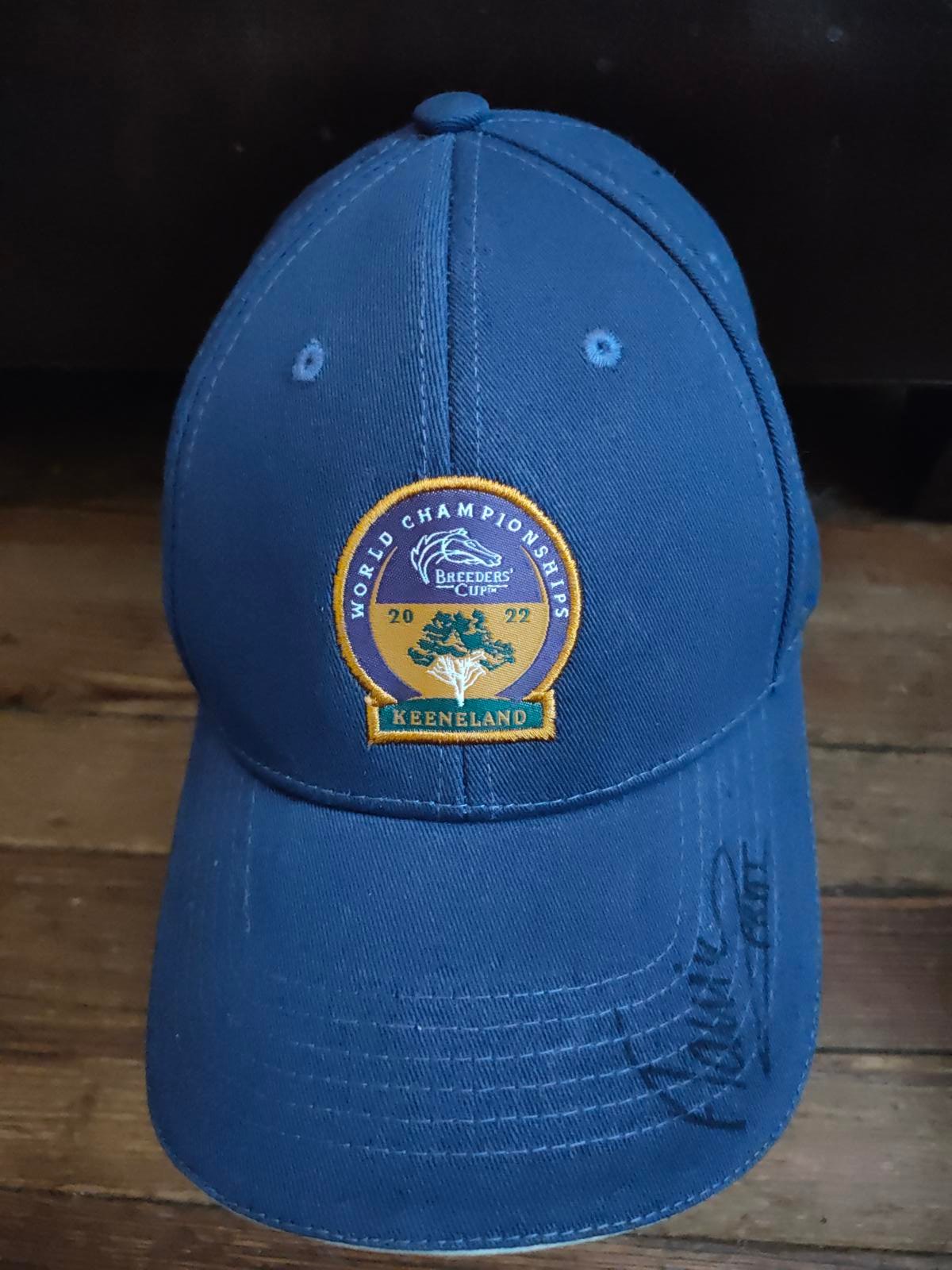 Flavin Prat signed 2022 Breeders Cup hat - autograph EUC