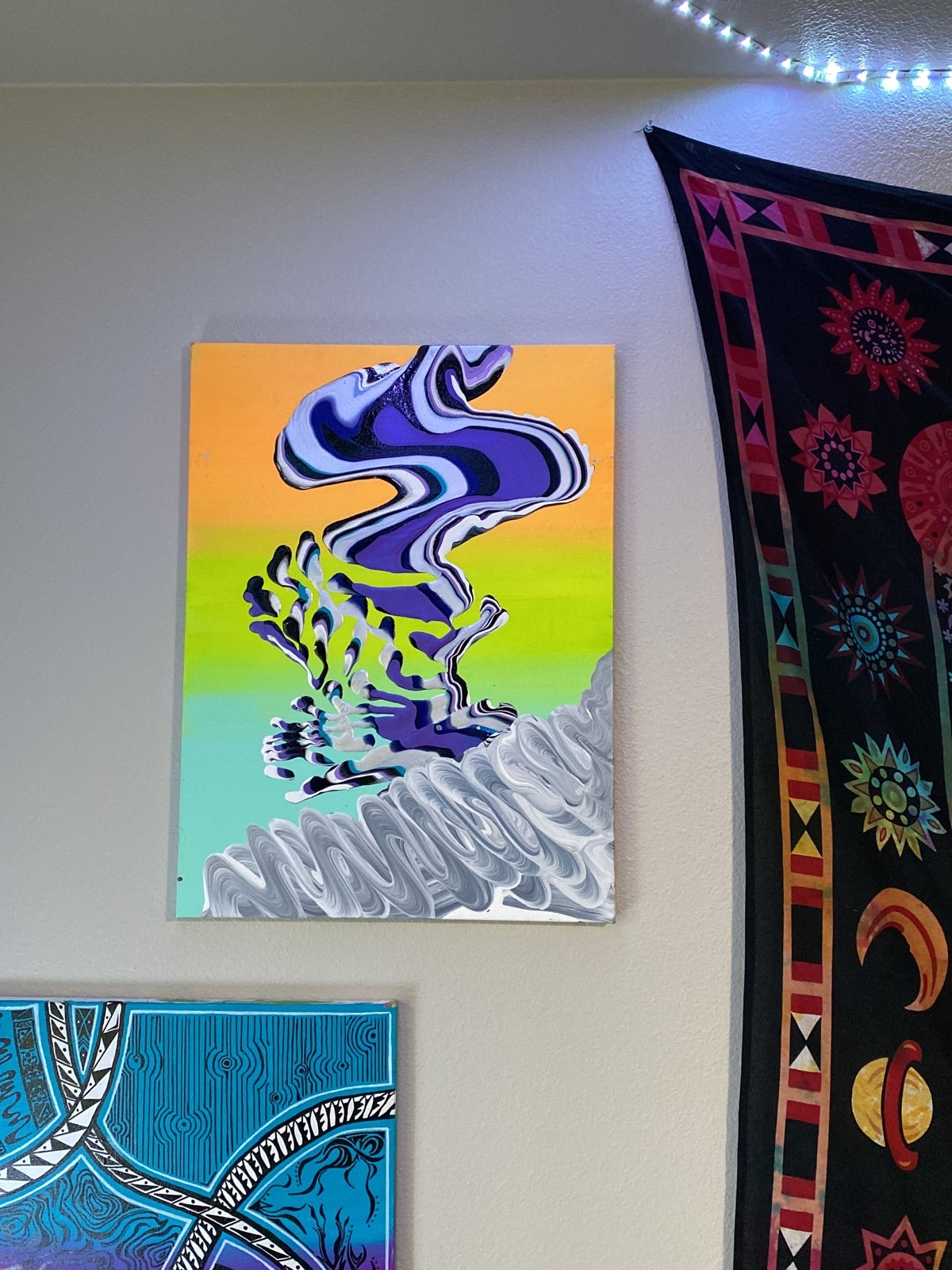 Acrylic painting