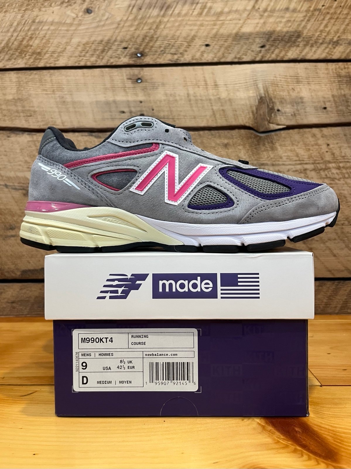 New Balance x Kith x United Arrows & Sons 990v4 Made in USA M990KT4