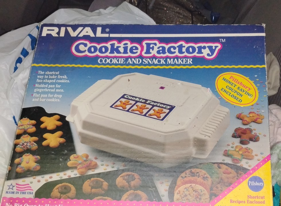 Rival vintage cookie factory cookie making kit complete