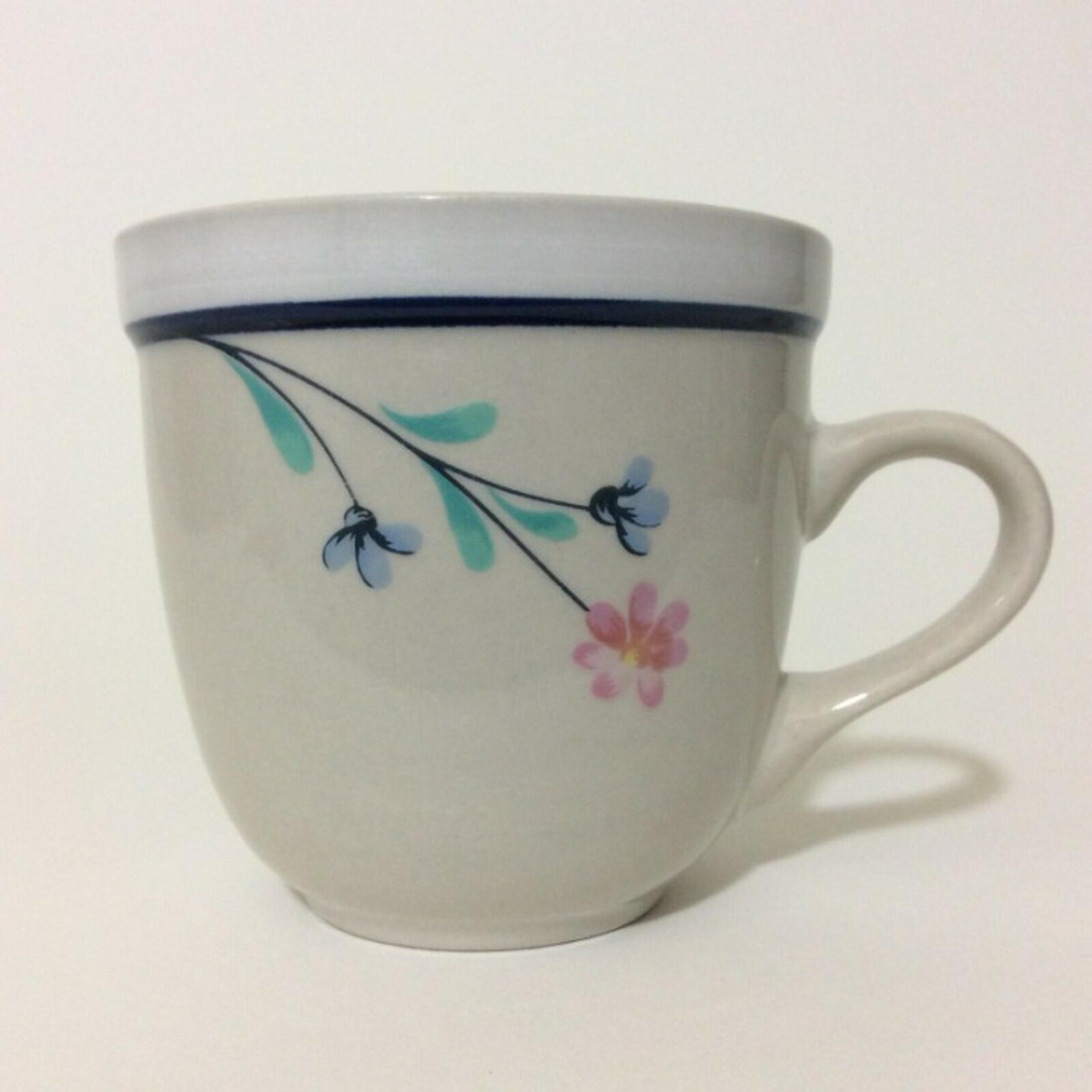 Tienshan Coffee Mug Cup Stoneware Floral