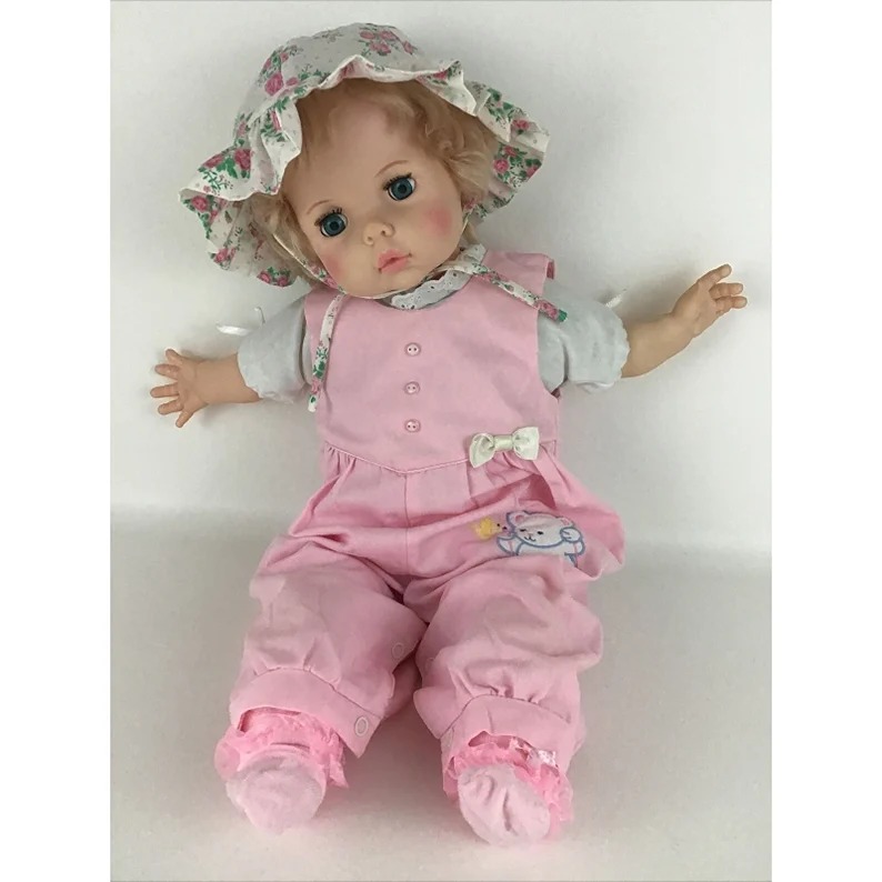 Vintage Eegee Goldberger Baby Doll Sleepy Eye 25 Large 1960s 1969 Girl Big Baby