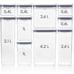 Oxo 10 pieces airtight container