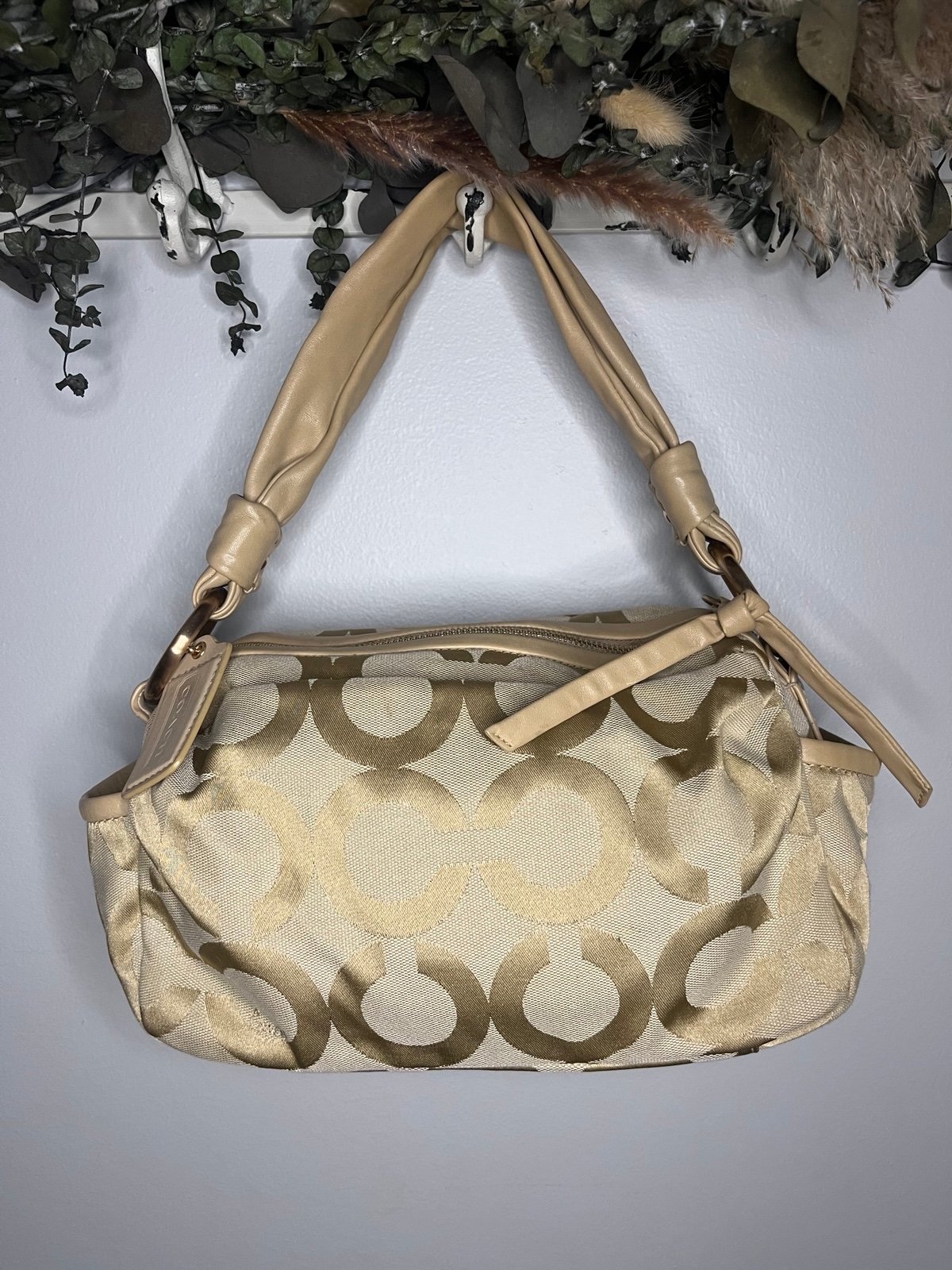 Coach Parker Op Art Signature Shoulder Bag