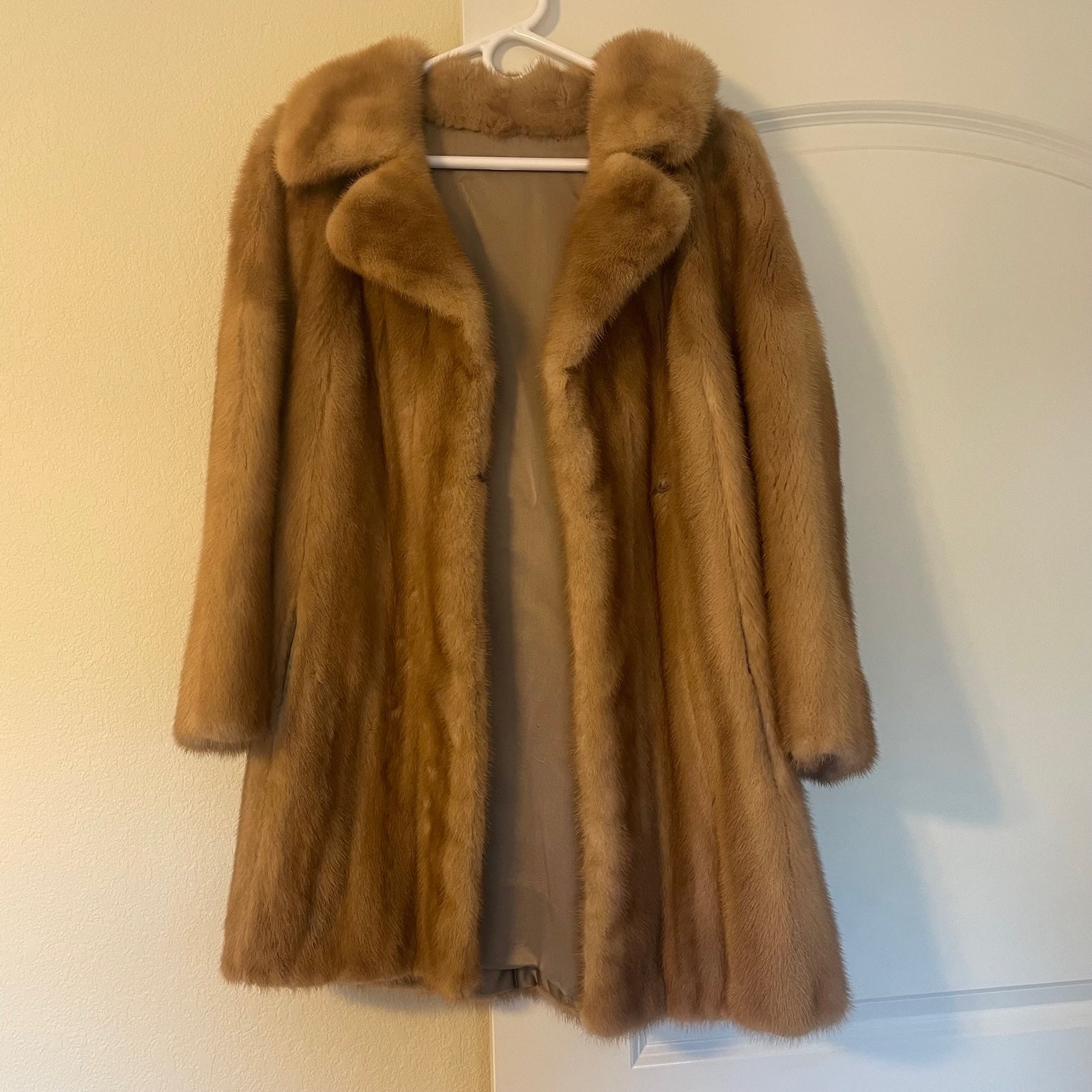 Vintage Pastel Mink Jacket