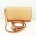 TORY BURCH Thea Pebbled Leather Gold Hardware Crossbody Bag With Flat Wallet