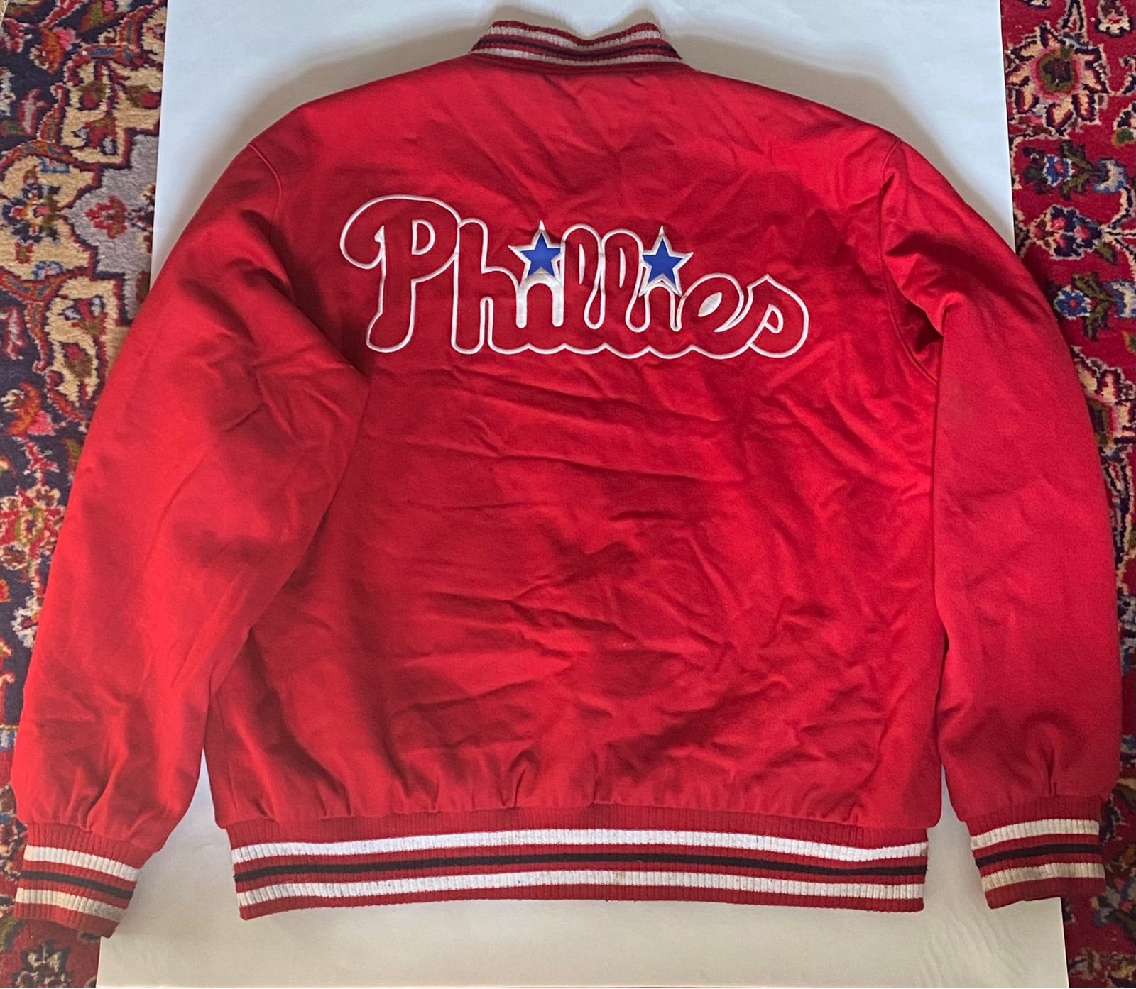 Old Philadelphia Phillies Reversible Jacket Men Size 2XL