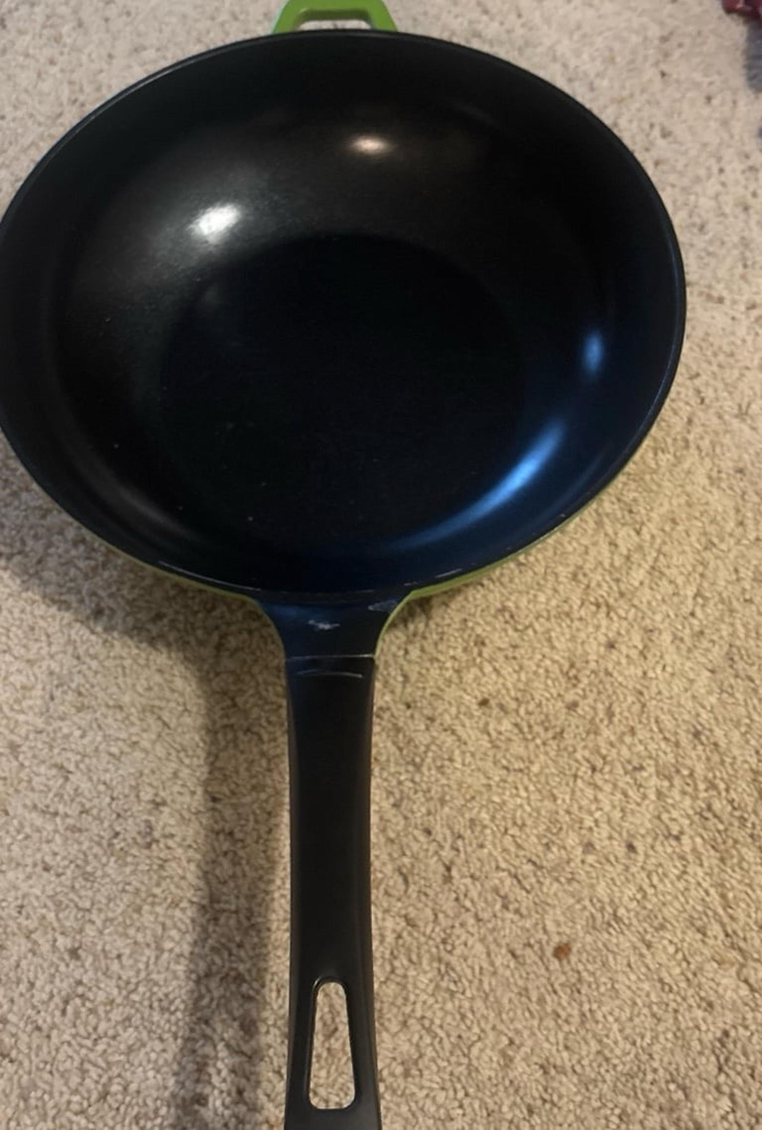 Green Ceramic Wok by Ozeri, with Smooth Ceramic Non-Stick Coating (100% PTFE 16