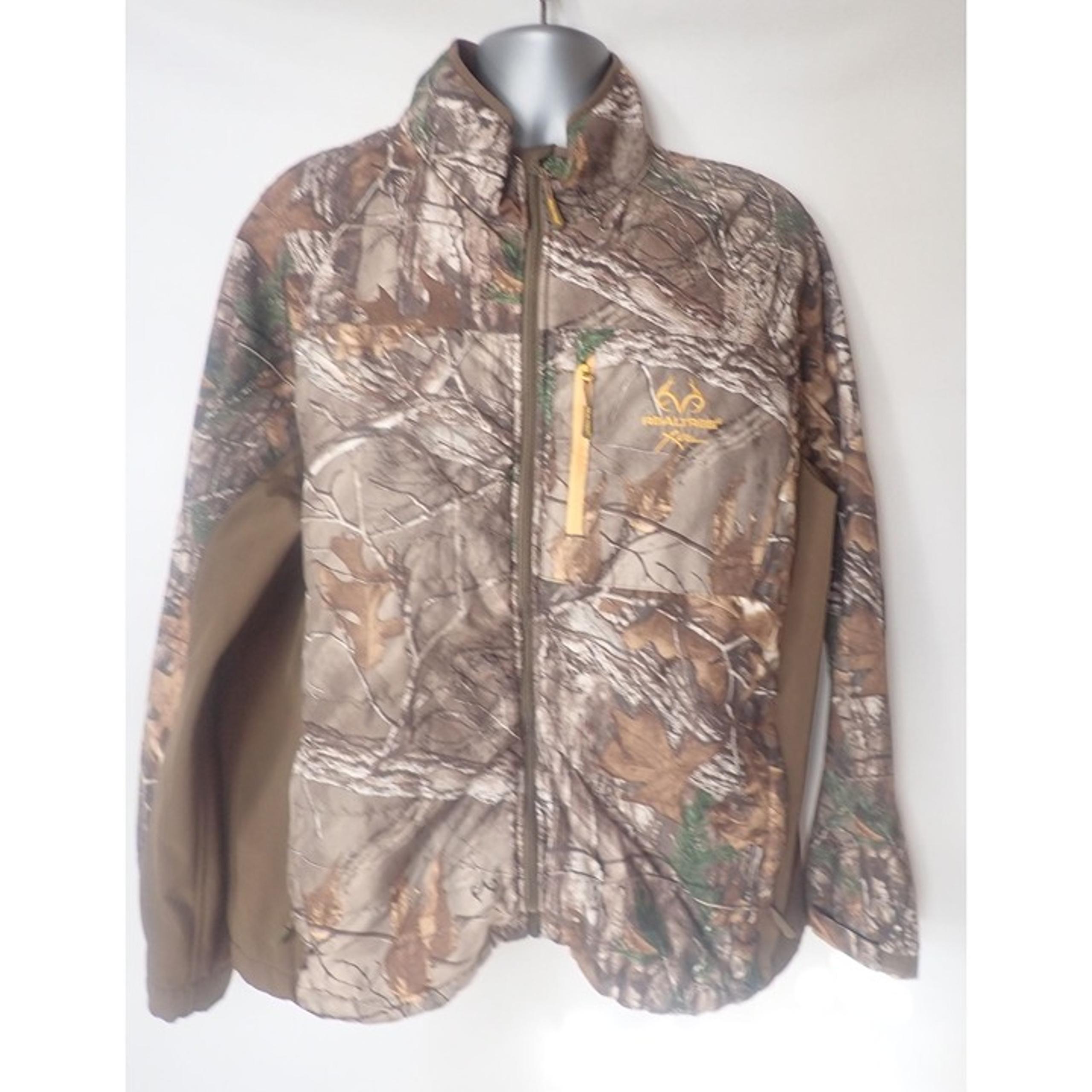 Realtree Camo Soft Shell Jacket Mens XL Hunting Coat Outdoor Hunting Archery