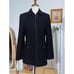 Women's Black and Silver Coat