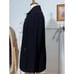 Women's Black and Silver Coat